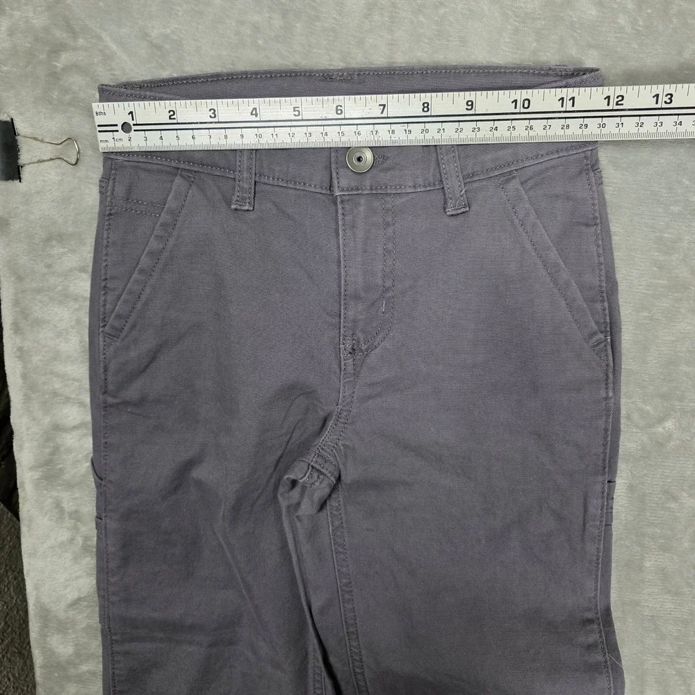 The Childrens Place Canvas Carpenter Pants Boys Size 6 Tempest Gray NEW Outdoors